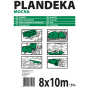 Тент Plandeka Mocna 4X8 м  зелений 110 г/м² 